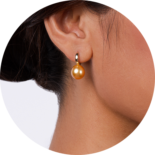 Coco Pearl Hoops