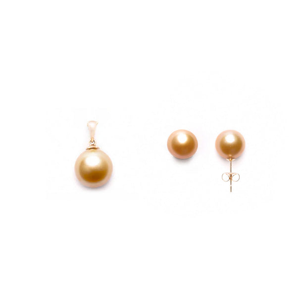 Bianca Classic Pendant and Margarita Stud Earrings Set