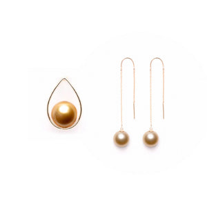 Gabrielle Dangling Earrings and Maya Pendant