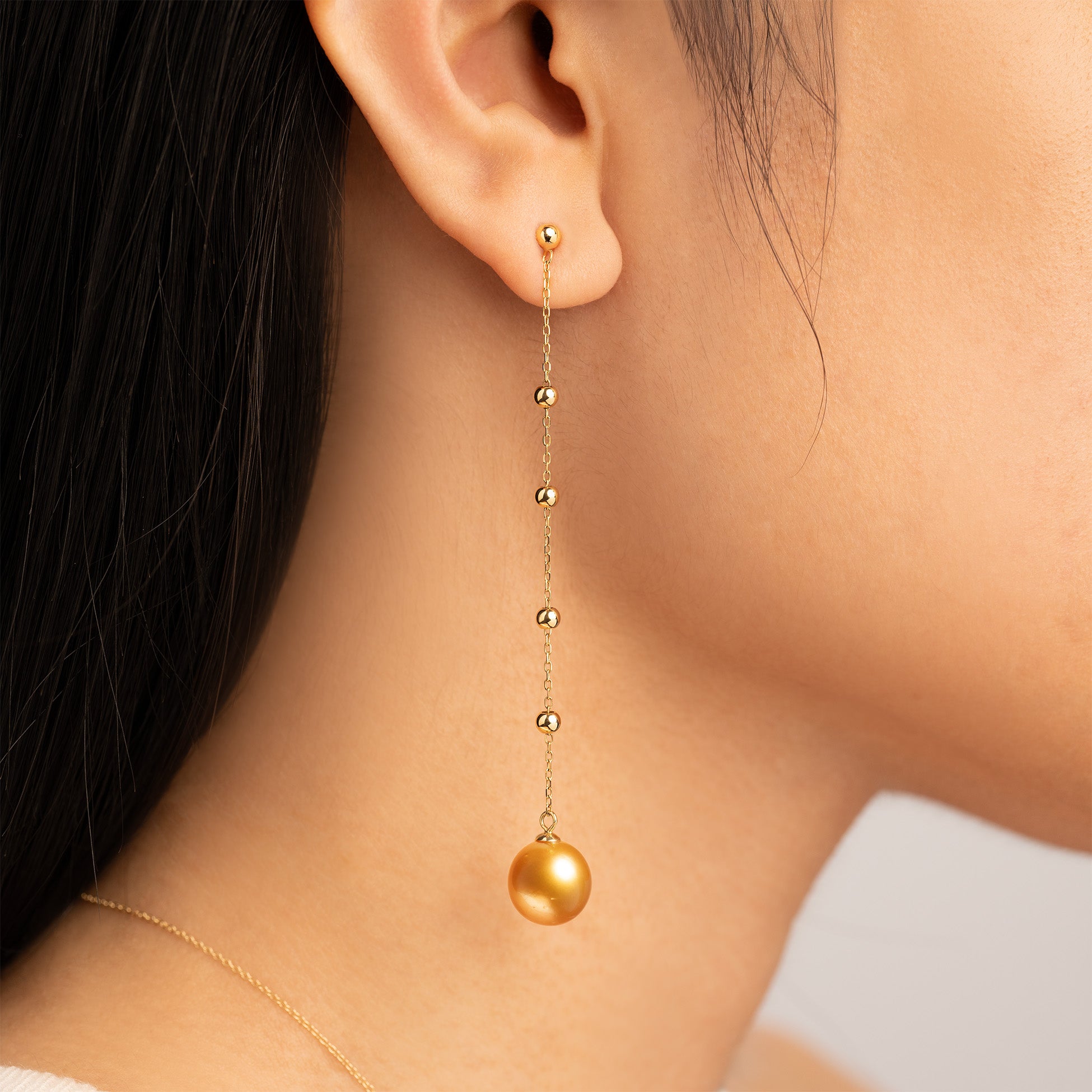 360 Pearl Dangling Earrings