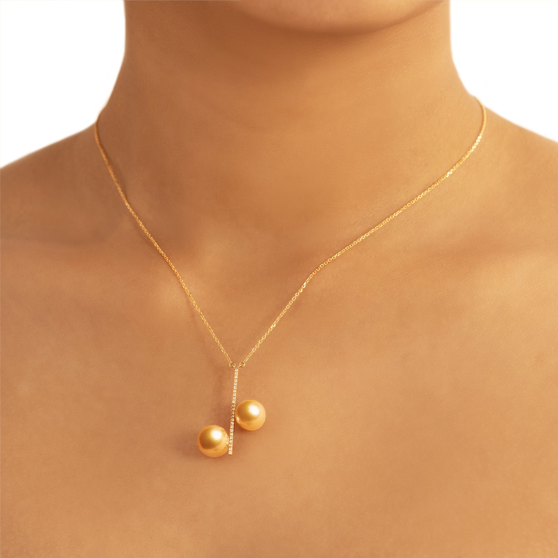 _ 2.0 Duo Pearl Necklace