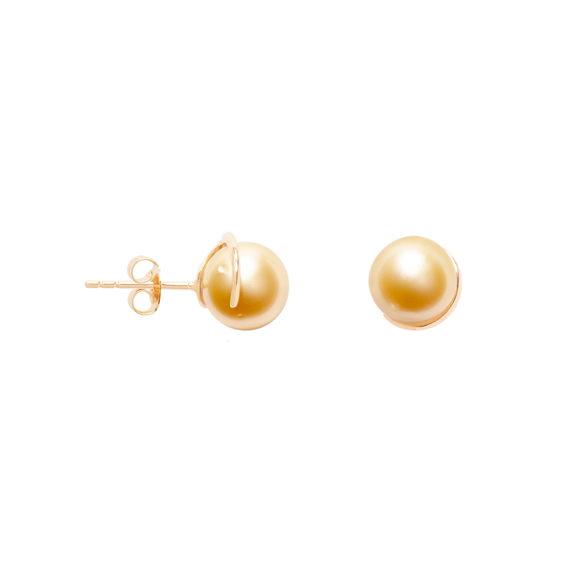 Crescent Stud Earrings