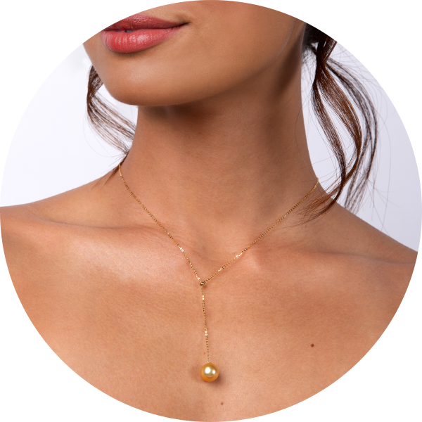 Adjustable gold necklace on sale